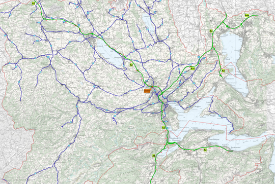 Streckennetz und Bauwerke